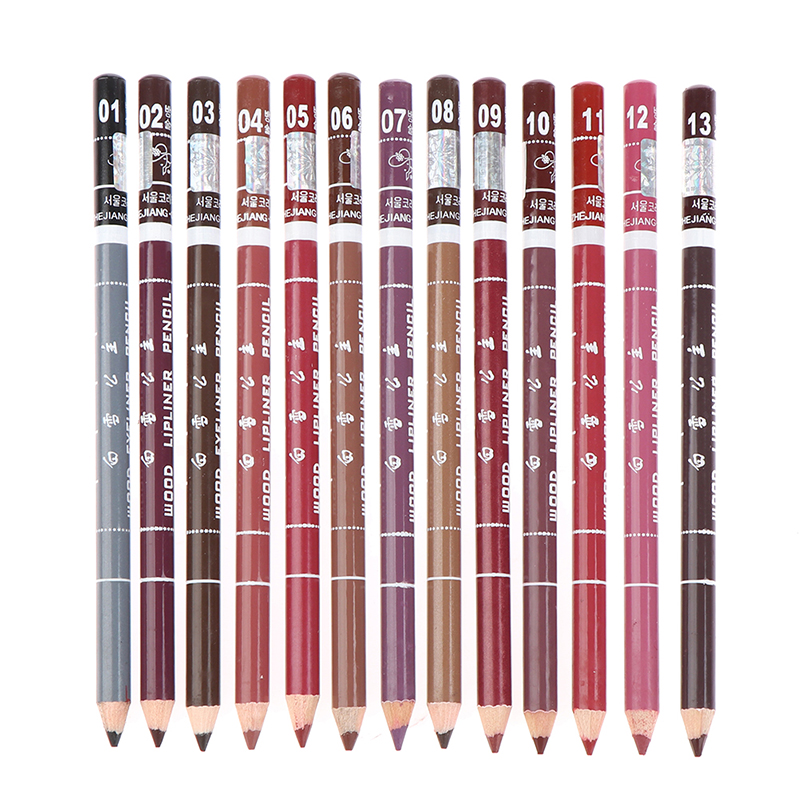 Lip Liner Pencil - ดินสอเขียนขอบปากกันน้ำสำหรับผู้หญิงอุปกรณ์เครื่องสำอางค์ติดทนนาน28สีสำหรับแต่งขอบปาก Charming ทำจากไม้แบบมืออาชีพ