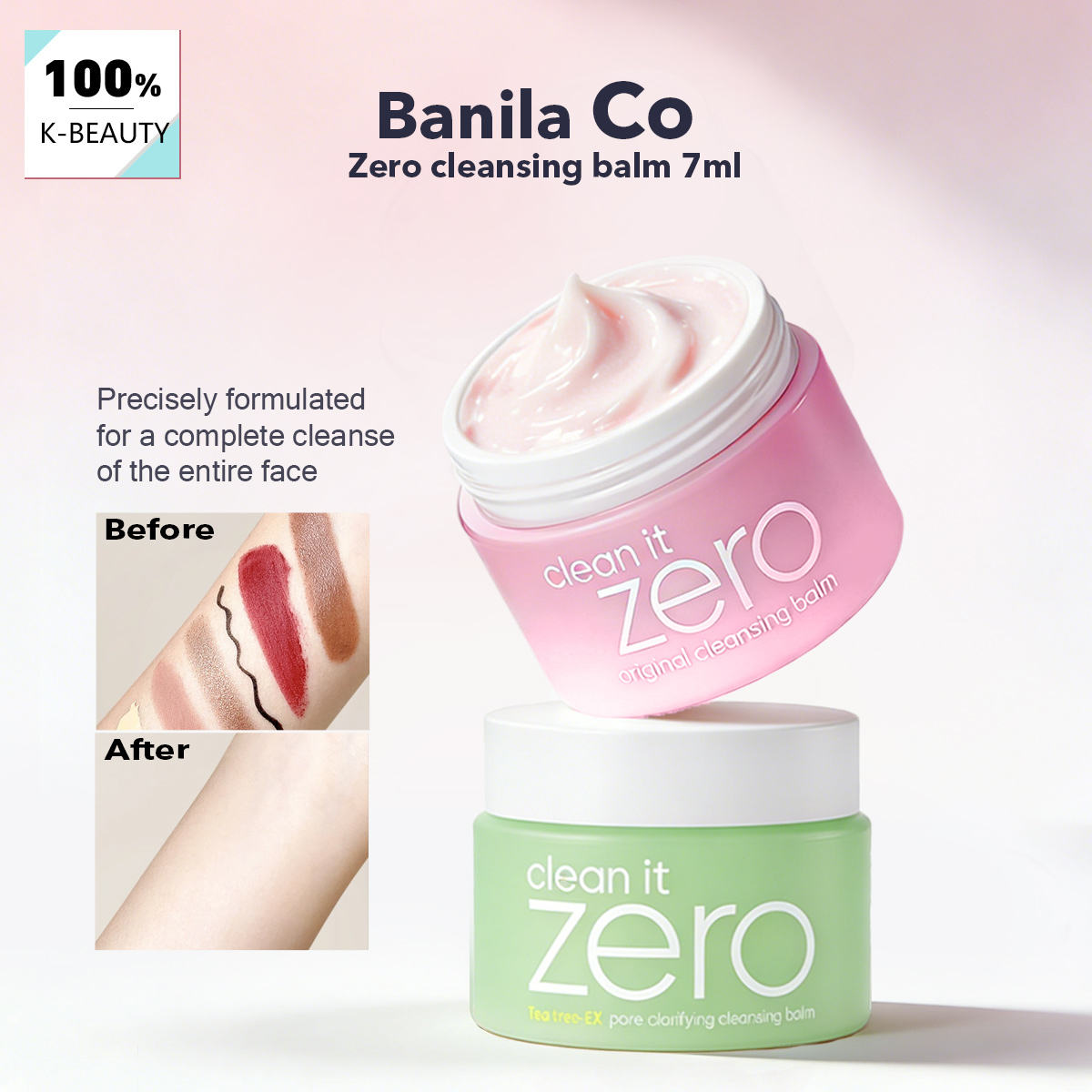 Beauty Makeup & D Anime Studio Vega Baja - บาล์มทำความสะอาดผิวหน้า Banila Co Clean It Zero