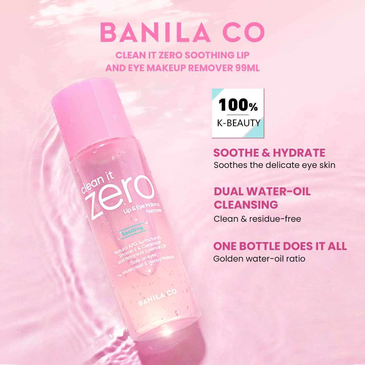 Beauty Makeup & D Anime Studio Vega Baja - BANILA CO คลีน อิท ซีโร่ ซูทติ้ง