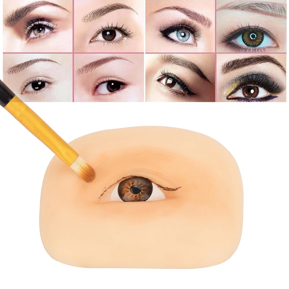 Beauty Makeup Training - ซิลิโคนการฝึกอบรม Skin Soft Bionic Eyebrow Makeup