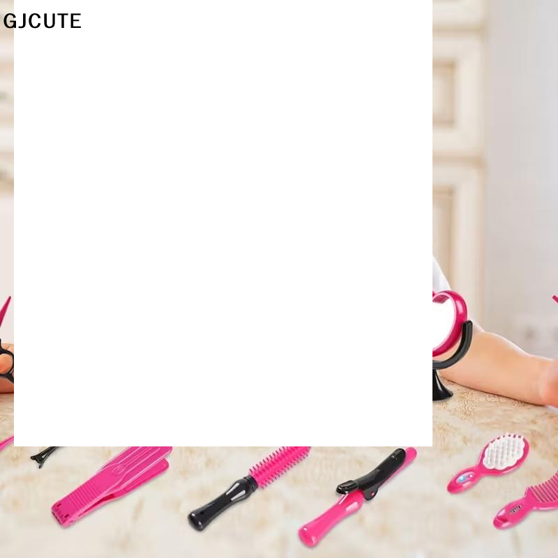 Beauty Makeup Games - ชุดทำผมเสริมสวยสำหรับเด็กผู้หญิง 17 ชิ้น ชุดแต่งหน้าสำหรับเด็กเล่นบทบาทสมมติ ของเล่นคอสเพลย์สำหรับงานปาร์ตี้ เกมแต่งหน้า
