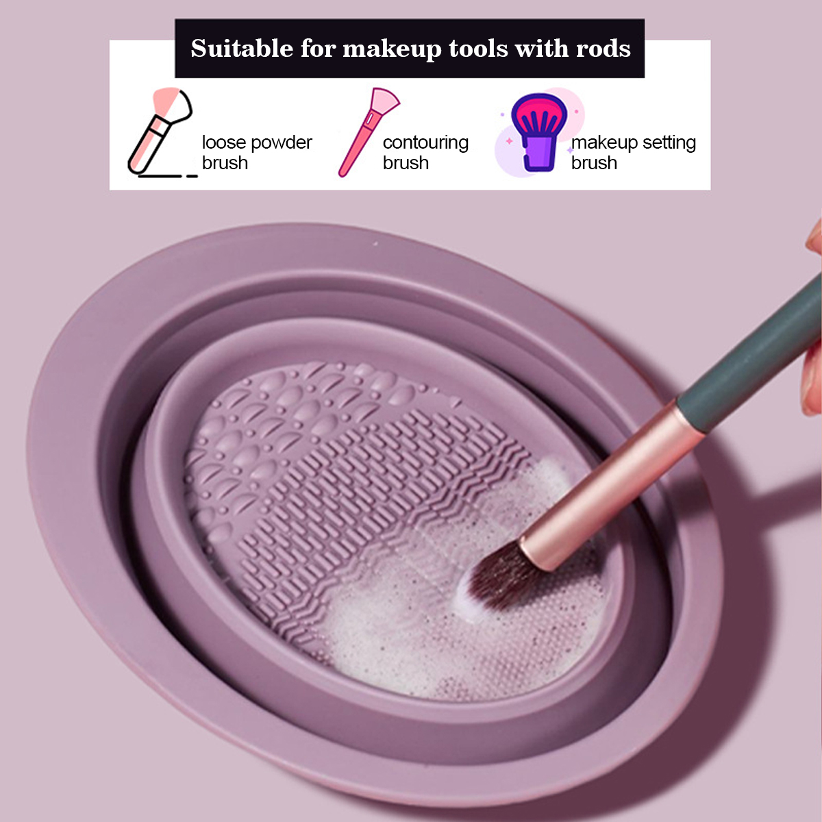 แปรงแต่งหน้าซิลิโคน ชามทำความส - Beauty And Makeup Quotes บทวิจารณ์และราคา