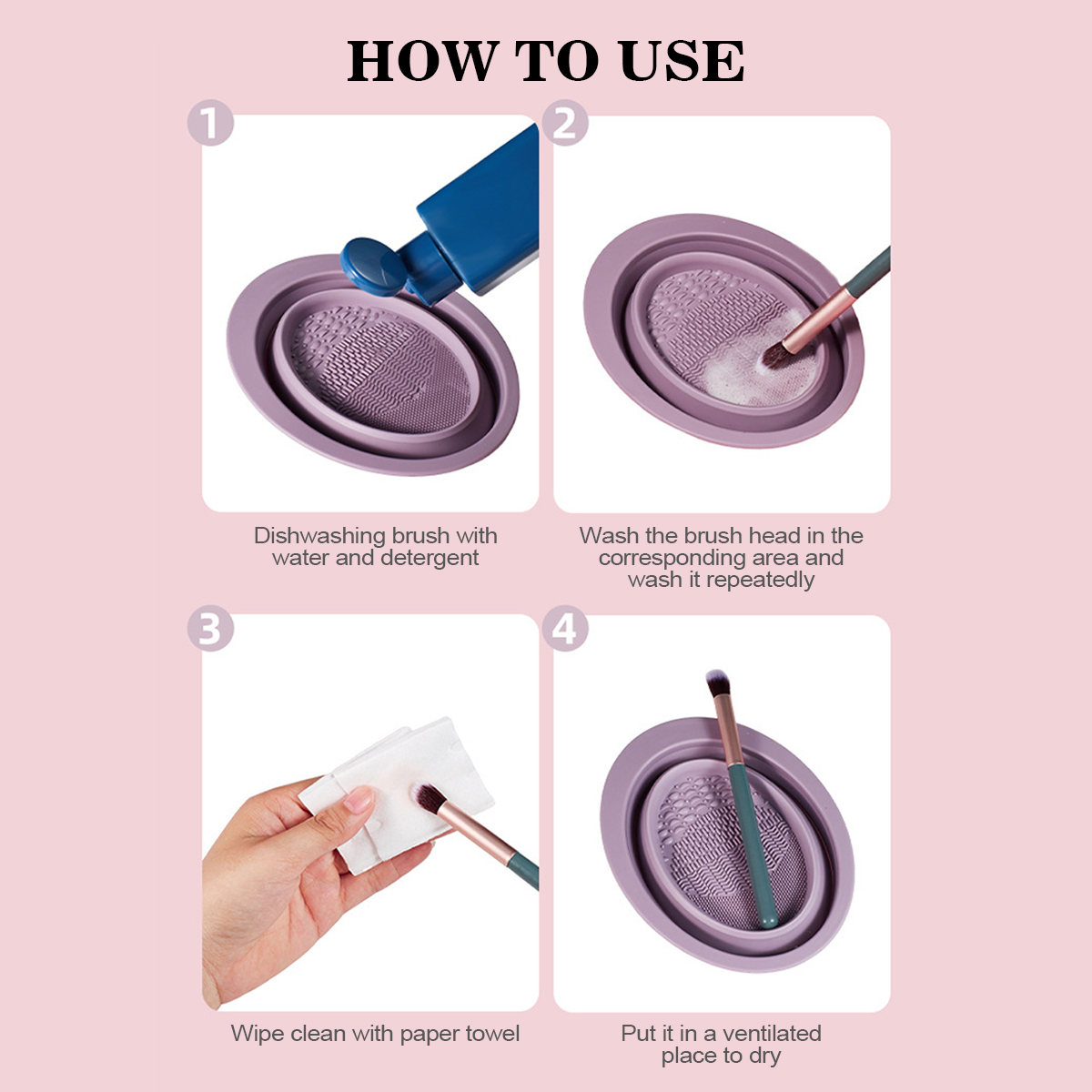 แปรงแต่งหน้าซิลิโคน ชามทำความส - Beauty And Makeup Quotes บทวิจารณ์และราคา