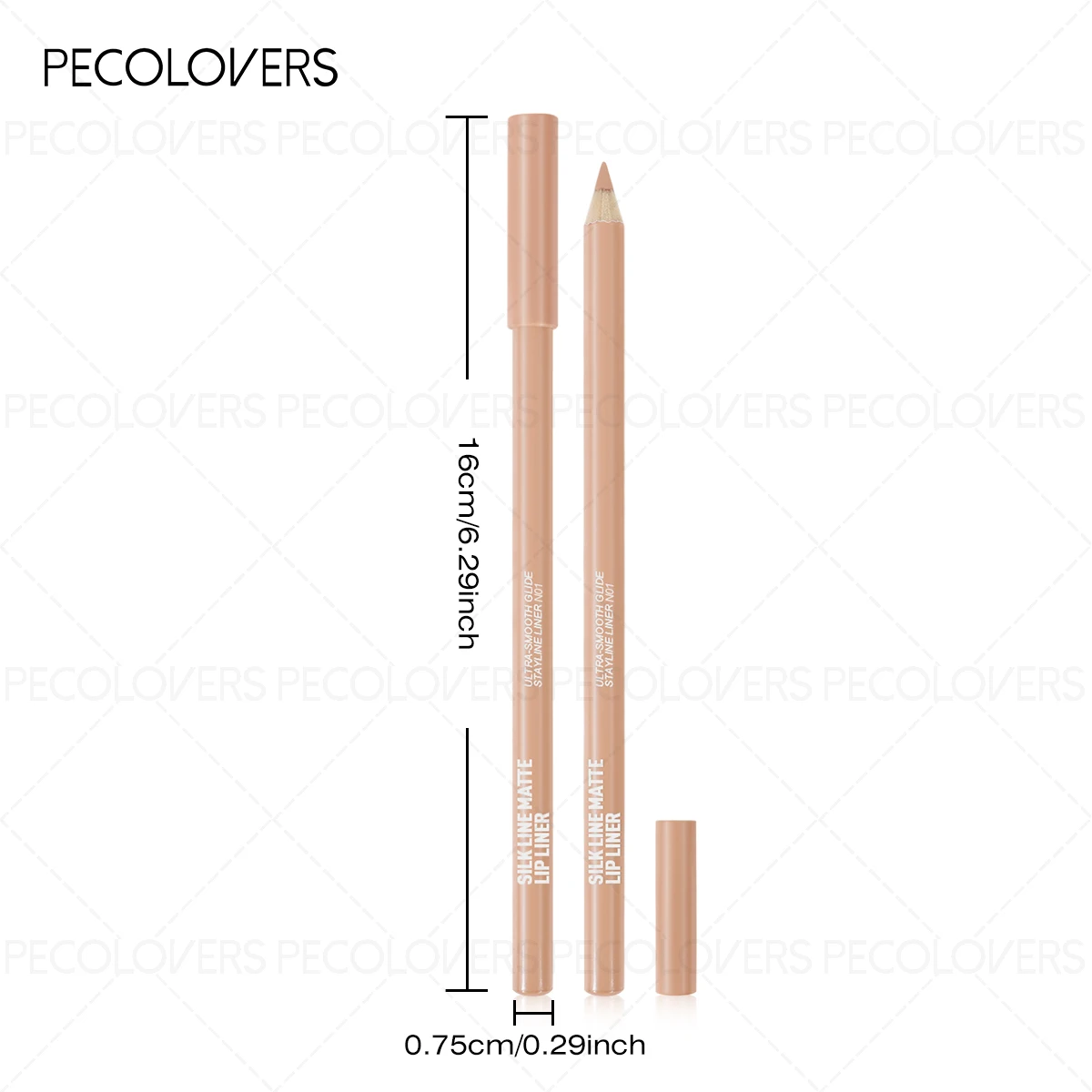ดินสอเขียนขอบปากเนื้อแมตต์ - เ - Lip Liner Pencil บทวิจารณ์และราคา