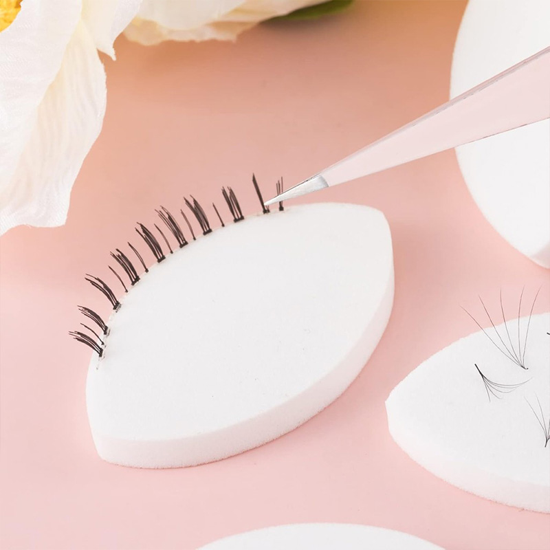 50/10pcs Soft Reusable Eyelash - Beauty Makeup Training บทวิจารณ์และราคา