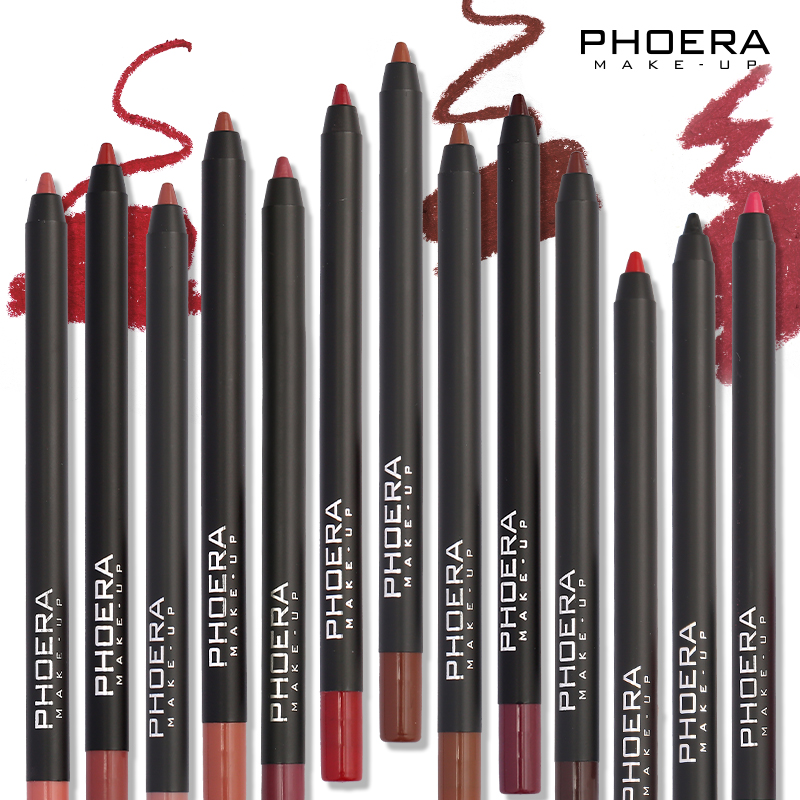 13 สีลิปสติกแฟชั่นแบบพกพา Lip  - Lip Liner Pencil บทวิจารณ์และราคา