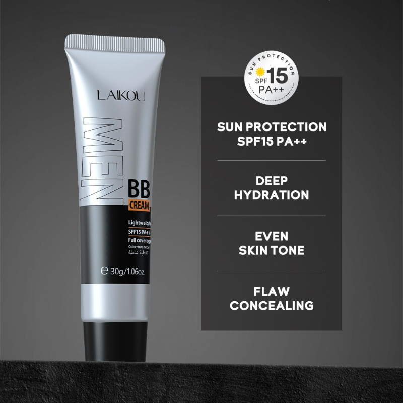 บีบีครีมสำหรับผู้ชาย SPF15 PA+ - Concealer Full Coverage บทวิจารณ์และราคา