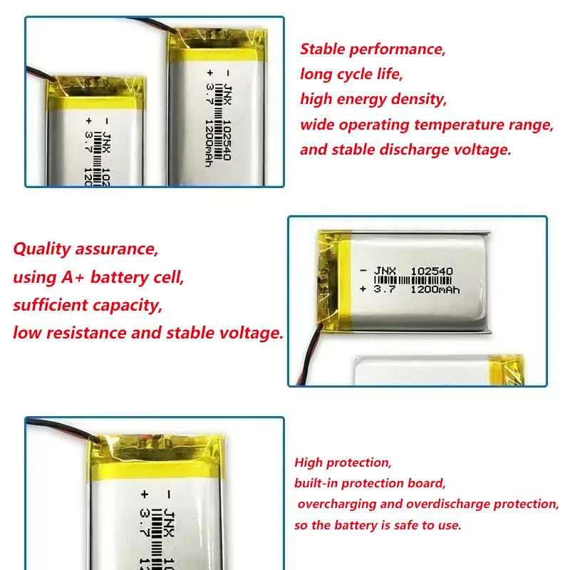 102540 3.7V 1200mAh แบตเตอรี่โ - Beauty Makeup Games บทวิจารณ์และราคา
