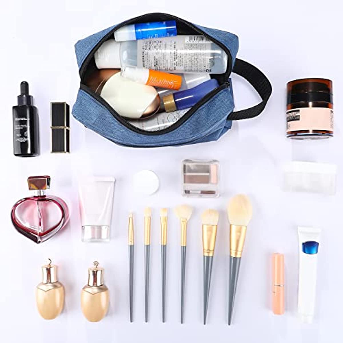 กระเป๋าเครื่องสำอางค์กันน้ำสำห - Makeup Beauty Necessaire บทวิจารณ์และราคา