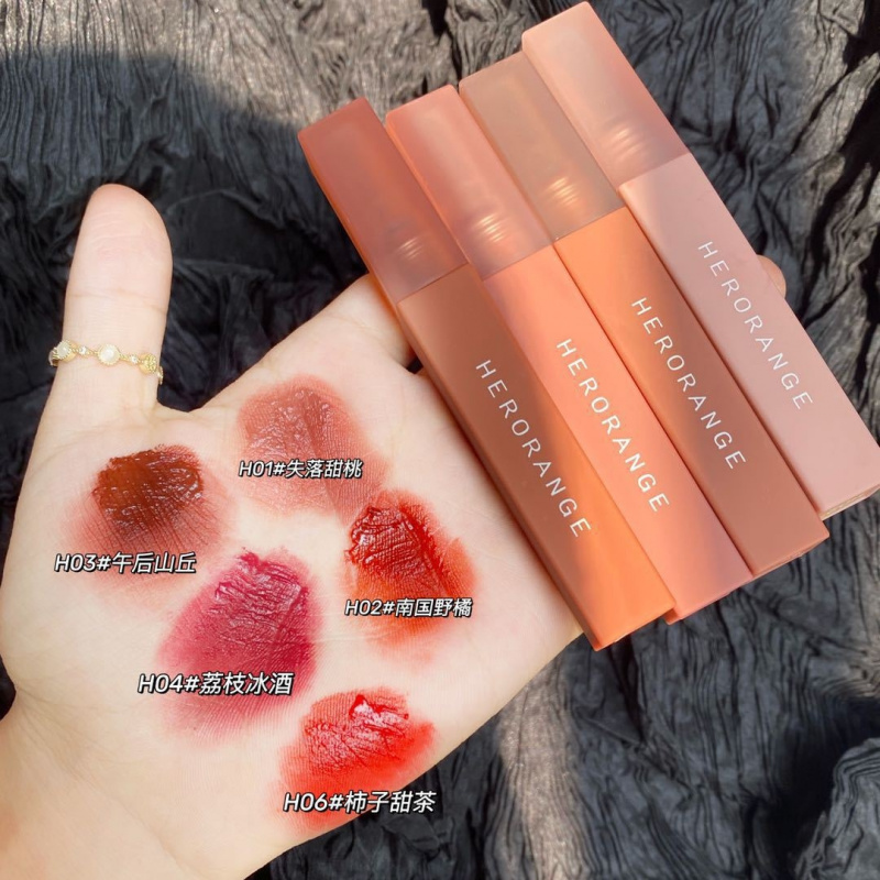 ลิปสติก HERORANGE สีสวยคุณภาพส - Beauty Makeup Diary บทวิจารณ์และราคา
