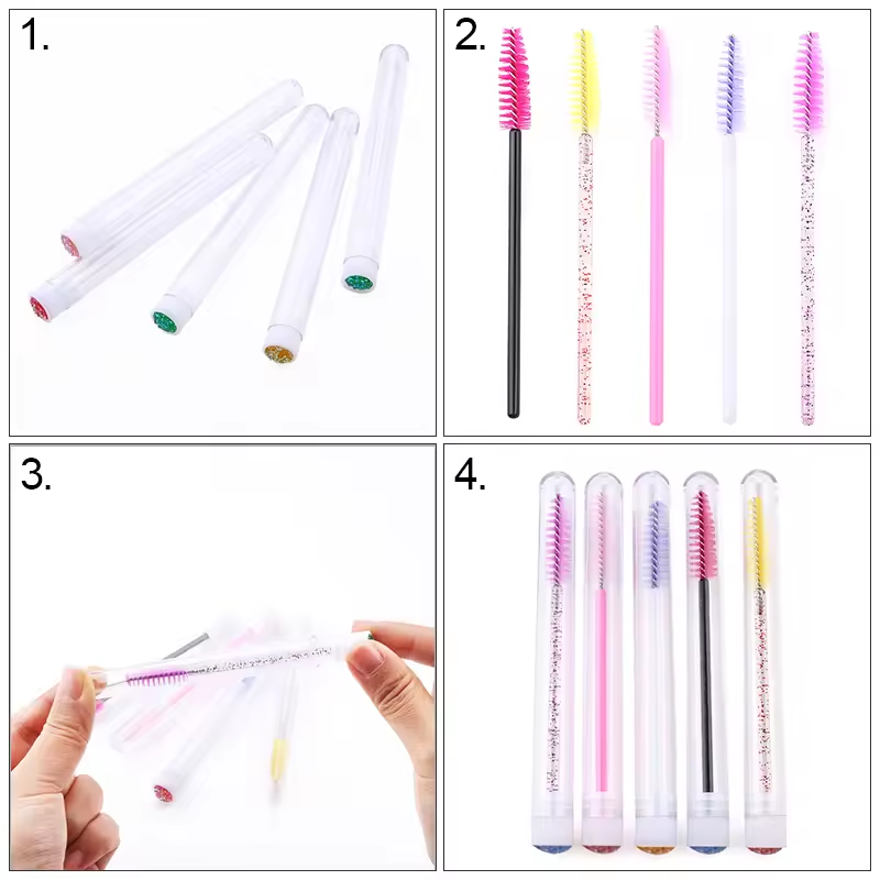 แปรงขนตาหลอดพร้อมแปรงคิ้วมาสคา - Beauty And Makeup Quotes บทวิจารณ์และราคา
