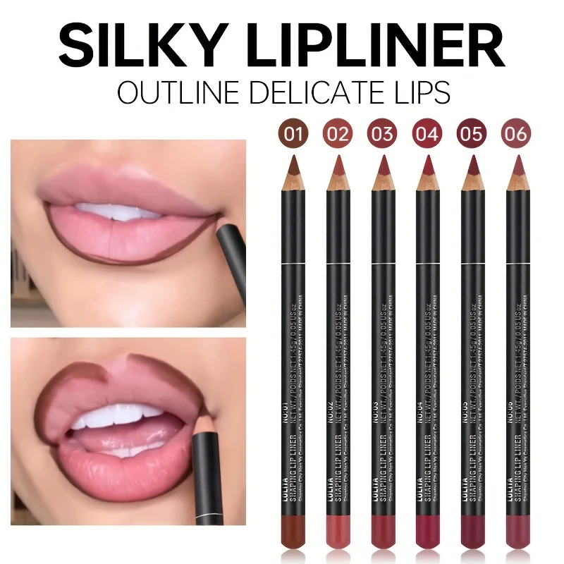 ชุดดินสอเขียนขอบปาก PUDAIER 6  - Lip Liner Pencil บทวิจารณ์และราคา
