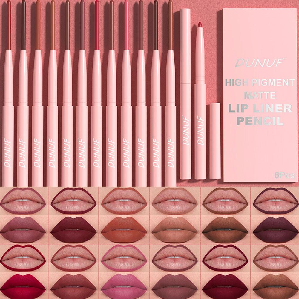 ชุดปากกาเขียนขอบปาก 6 สี กันน้ - Lip Liner Pencil บทวิจารณ์และราคา
