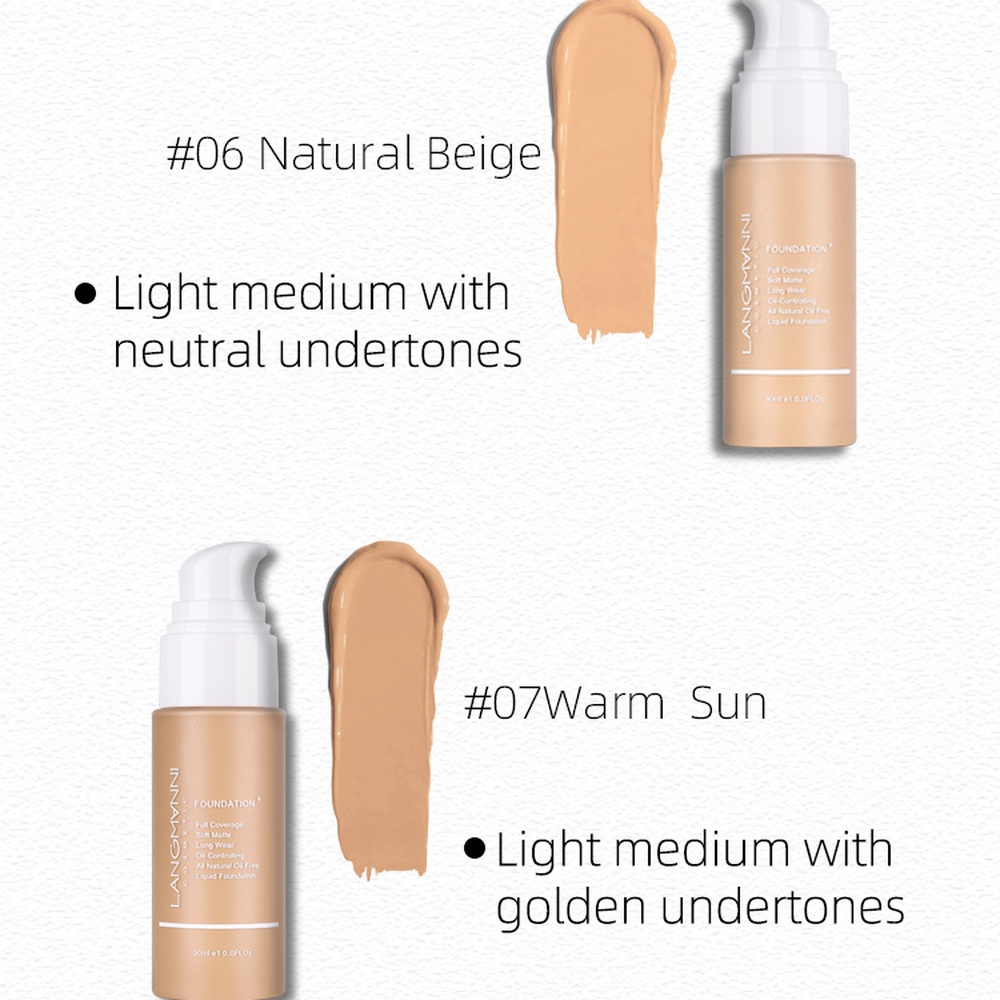 แลงมันนี่ แมท ฟาวเดชั่น ฟูล คั - Concealer Full Coverage บทวิจารณ์และราคา