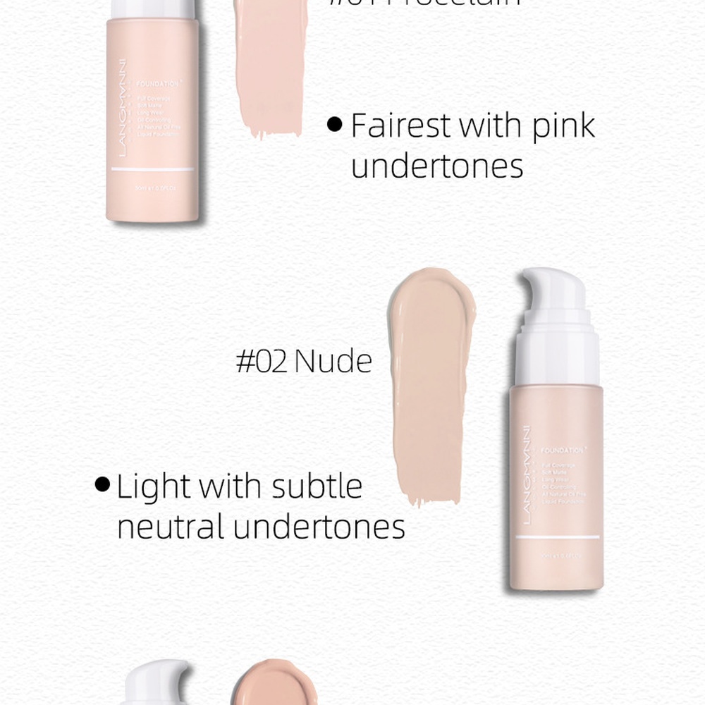 แลงมันนี่ แมท ฟาวเดชั่น ฟูล คั - Concealer Full Coverage บทวิจารณ์และราคา