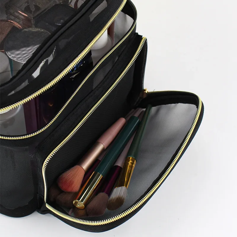 กระเป๋าเครื่องสำอางใสตาข่ายขนา - Beauty Makeup Design บทวิจารณ์และราคา