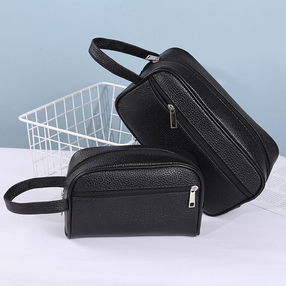Travel Mens กระเป๋า PU หนังผู้ - Makeup Beauty Necessaire บทวิจารณ์และราคา