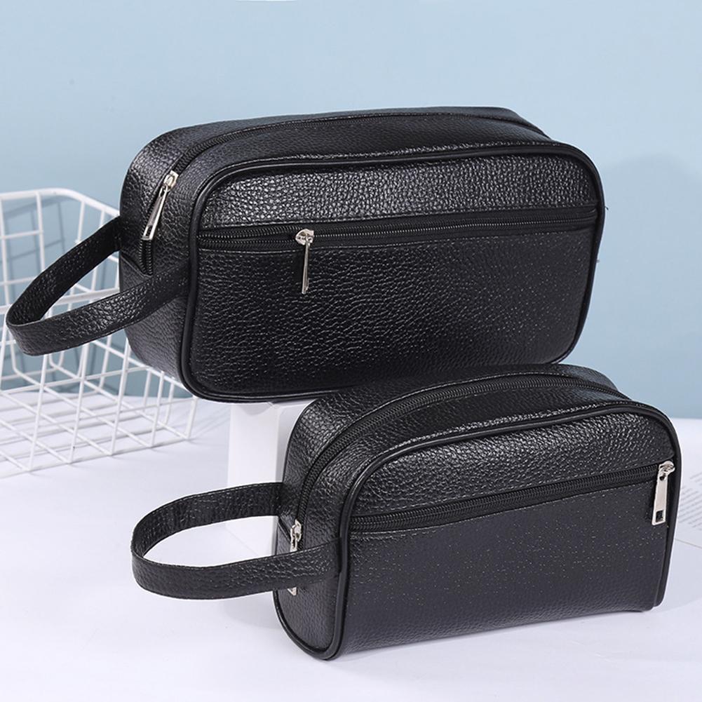 Travel Mens กระเป๋า PU หนังผู้ - Makeup Beauty Necessaire บทวิจารณ์และราคา