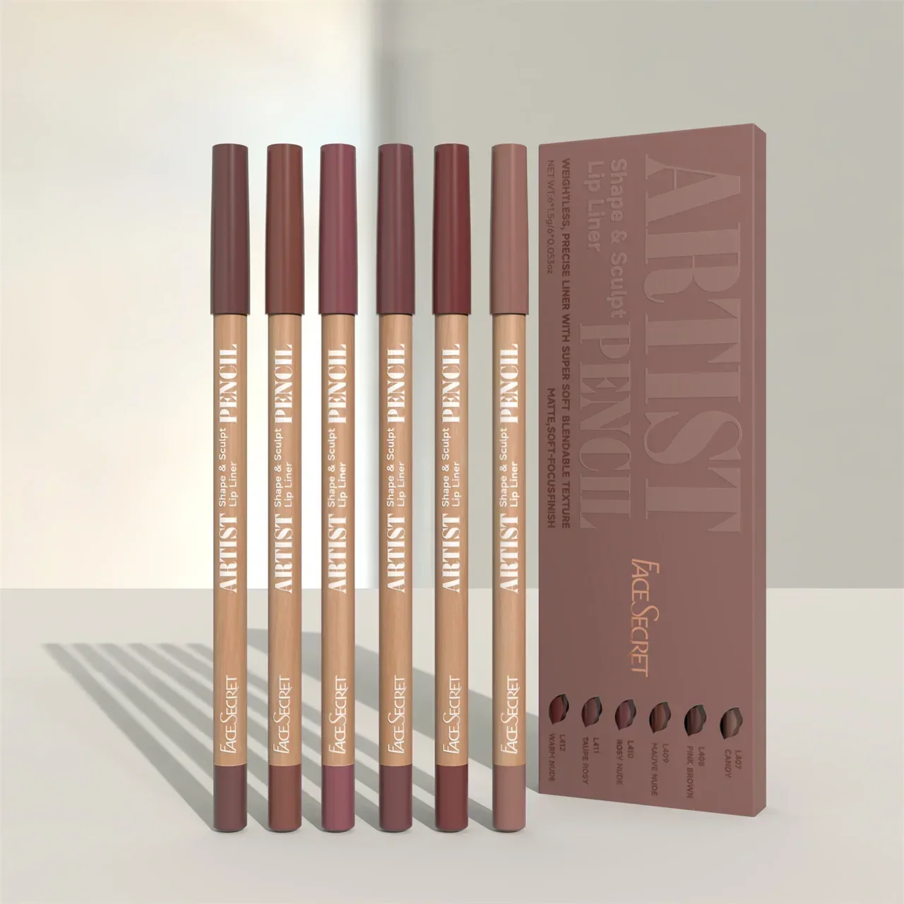6 ชิ้น/เซ็ต Lip Liner ปากกา 6  - Lip Liner Pencil บทวิจารณ์และราคา